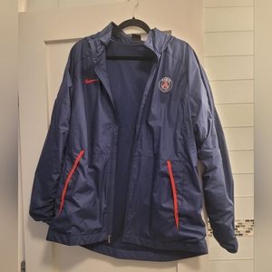 Nike Paris Saint-Germain PSG full zip jacket, Men's XL, navy blue